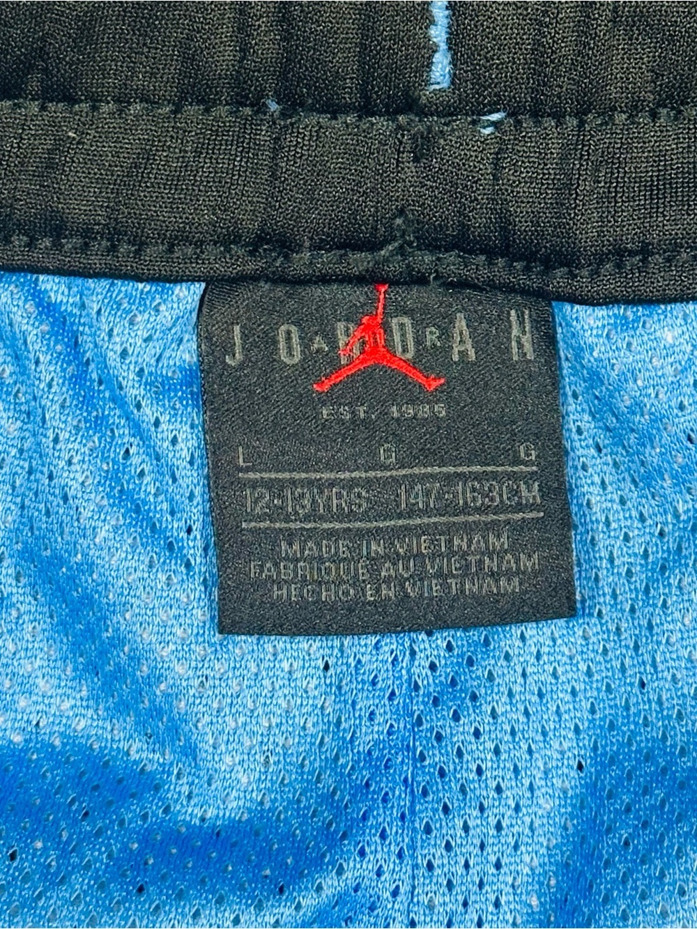 Jordan Blue and Black Boys' Athletic Shorts NWOT - Picture 4 of 5